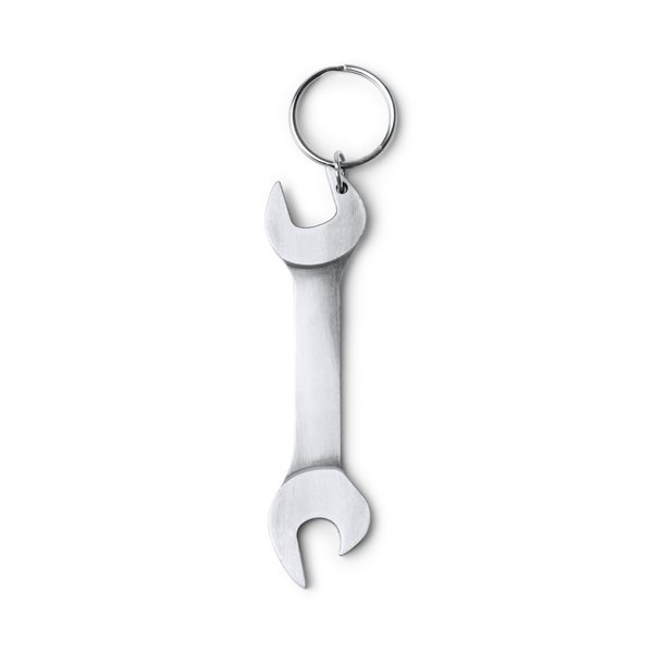 Stamina KO2048 - ASGAR Keyring in the shape of a wrench made from metal with an opening function