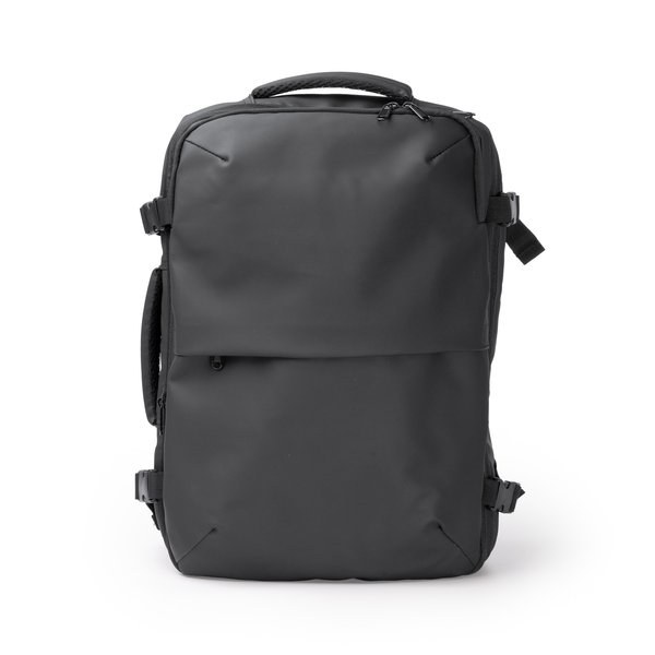 Stamina MO2033 - SOPLEX Extendable backpack made from PU leather with vacuum compression thanks to its 30W electric pump
