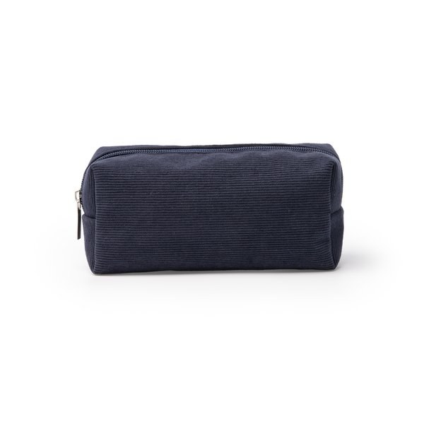 Stamina NE2044 - BONETE Corduroy toiletry bag with a main compartment and a zip closure in a matching colour to the body