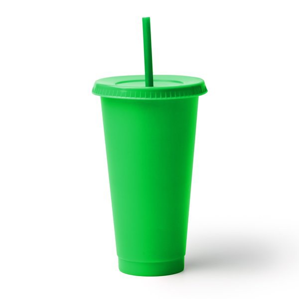 Stamina VA1995 - BAKY Reusable cup with lid and straw made from recycled PP