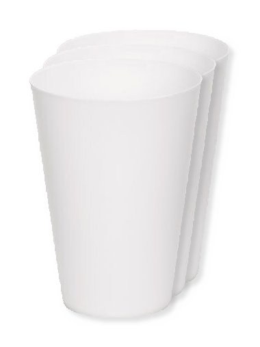 Pack de 3 GiftRetail MO6375 - FESTA LARGE Vaso reutilizable eventos 300mlMO6375