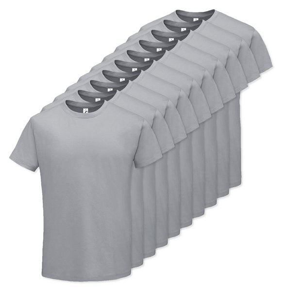 Pack of 10 SOLS 11380 - REGENT Unisex Round Collar T Shirt
