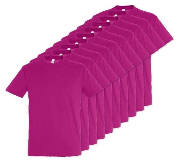 Pack de 100 SOLS 11380 - REGENT Camiseta Unisex Cuello Redondo