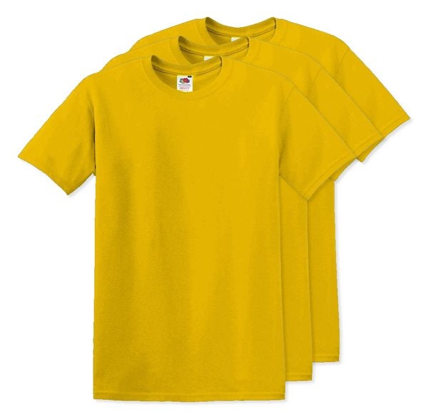 Pack of 3 Fruit of the Loom SC6 - Original Full Cut T (61-082-0)