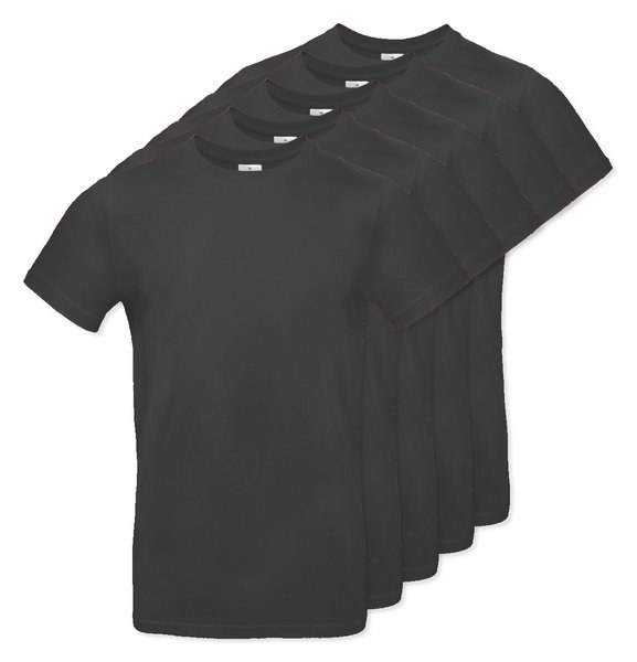 Pack de 5 B&C BC03T - Camiseta para hombre 100% algodón
