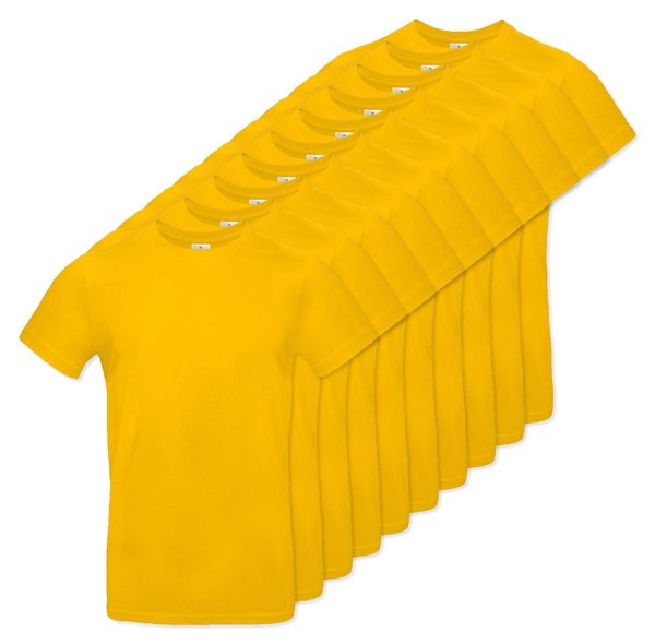 Pack de 10 B&C BC03T - Camiseta para hombre 100% algodón