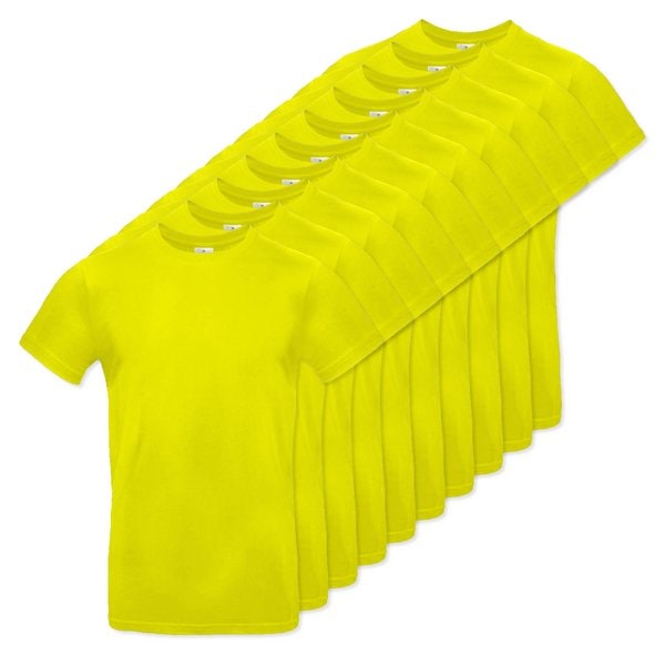 Pack de 10 B&C BC03T - Camiseta para hombre 100% algodón