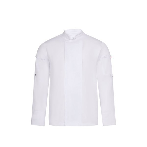 Velilla 36161 - Chaqueta de cocina unisex (190 g/m²) fabricada con algodón (35 %) y poliéster reciclado (65 %)
