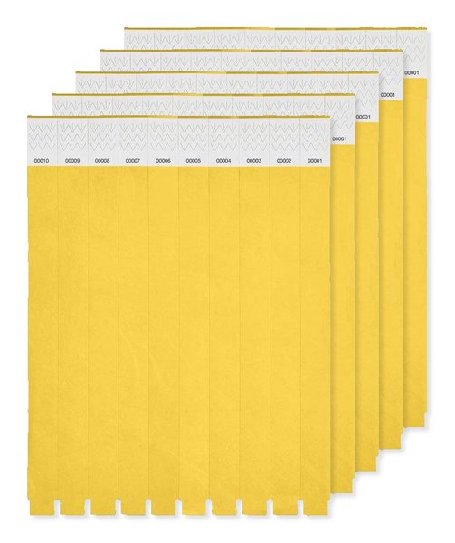 Pack de 50 GiftRetail MO8942 - TYVEK Pulsera eventos Tyvek®