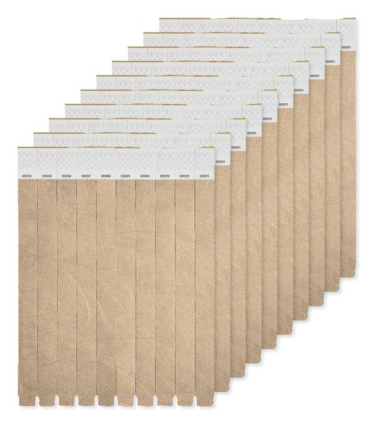 Pack de 100 GiftRetail MO8942 - TYVEK Pulsera eventos Tyvek®