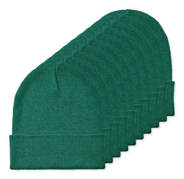 Pack de 10 GiftRetail MO2705 - BEANIX Gorro de punto con puño