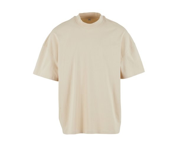 BUILD YOUR BRAND BY230 - OVERSIZED MOCK NECK TEE