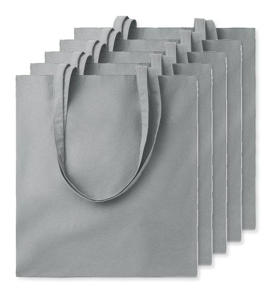Pack of 50 GiftRetail MO9268 - COTTONEL COLOUR Eco-Friendly 140gsm Cotton Shopping Tote Bag