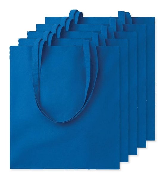 Pack of 50 GiftRetail MO9268 - COTTONEL COLOUR Eco-Friendly 140gsm Cotton Shopping Tote Bag