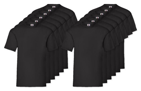 Pack of 12 Fruit of the Loom SC230 - Valueweight T (61-036-0)