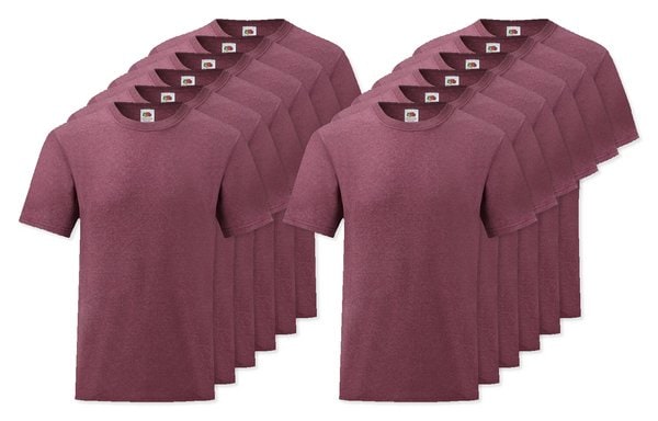 Pack of 12 Fruit of the Loom SC230 - Valueweight T (61-036-0)