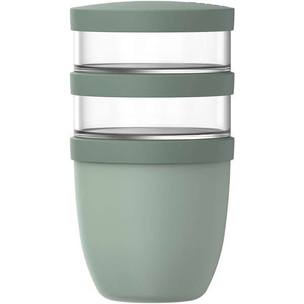 Mepal 113143 - Fiambrera con aislamiento con 3 piezas de 500 ml + 2 × 200 ml "Mepal Ellipse"