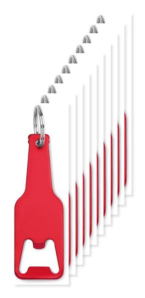 Pack de 10 GiftRetail MO9247 - BOTELIA Abridor de aluminio