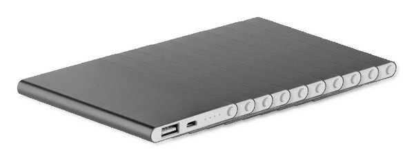 Pack de 100 GiftRetail MO8735 - POWERFLAT Power bank plano 4000 mAh