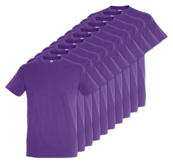 Pack de 20 SOLS 11380 - REGENT Camiseta Unisex Cuello Redondo