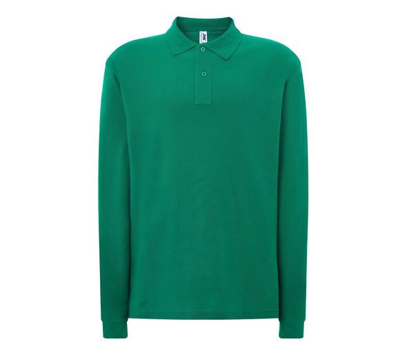 JHK JK215 - Polo de manga larga para hombre