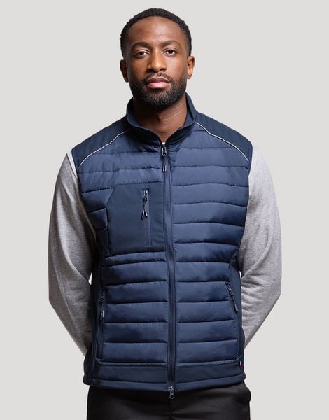 Mustaghata MORVAN - Men's hybrid bodywarmer Made in France.