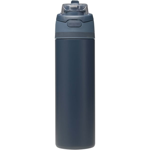 Theron 800 ml RCS recycled single wall stainless steel water bottle with dual function lid - EgotierPro 100951