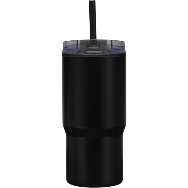 Vaso térmico de doble pared reciclado RCS de 540 ml de Westin con pajita - EgotierPro 100959