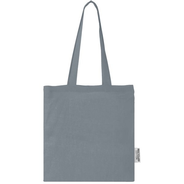 Bolsa Tote de algodón reciclado GRS de 140 g/m2 de 7 L "Madras" - EgotierPro 120695