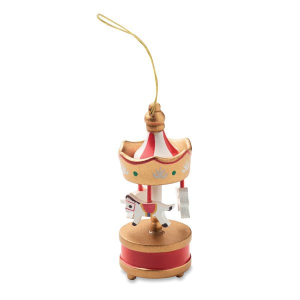 WHIRL Adorno carrusel de madera - GiftRetail CX1604