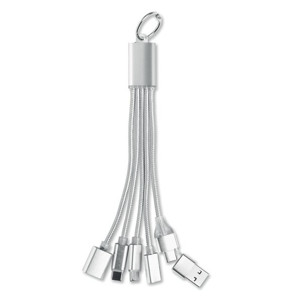 HUBLUE Llavero cable de carga 3 en 1 - GiftRetail MO3150