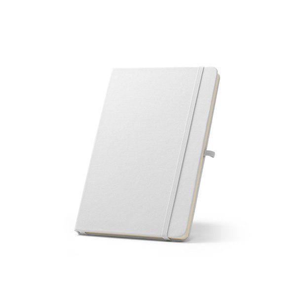 Cuaderno A5 en poliéster reciclado (100% rPET) con páginas a rayas - Egotier 93297