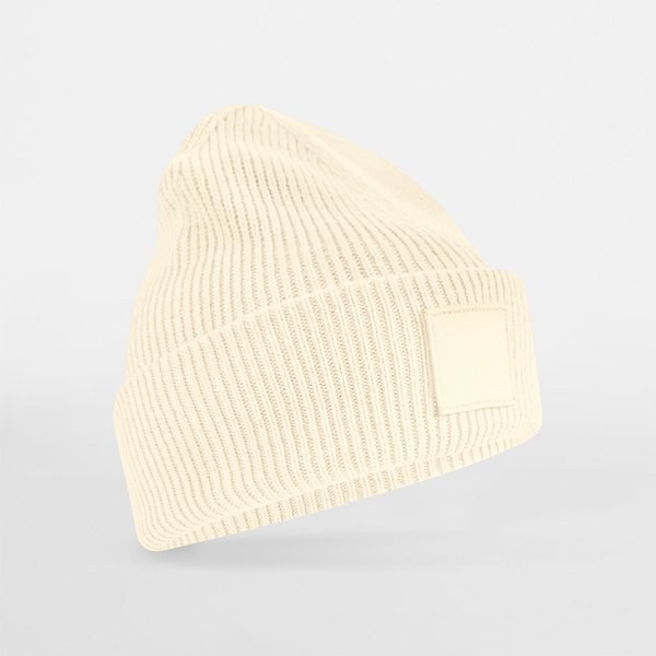 BEECHFIELD BF336R - DEEP CUFFED TONAL PATCH BEANIE