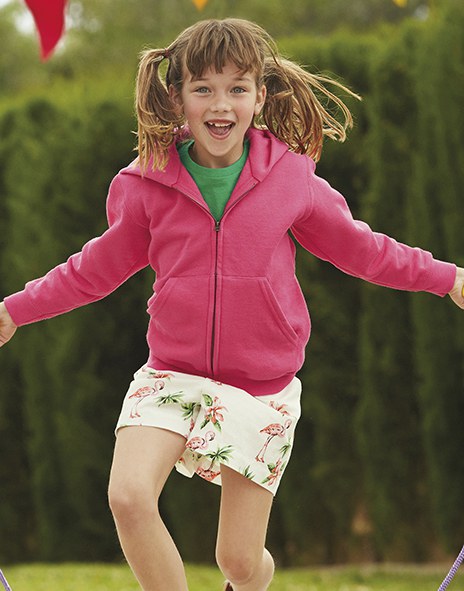 Comfortable Kids Hooded Sweat Jacket with Pockets
