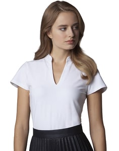 Kustom Kit KK770 - Camiseta cuello mandarín escote en V mujer