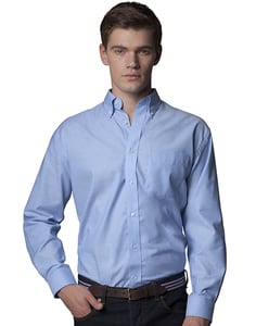 Kustom Kit KK351 - Camisa Oxford Workwear manga larga hombre