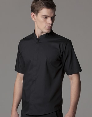 Kustom Kit KK122 - Bargear Bar Shirt Mandarin Collar