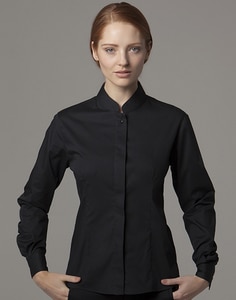 Kustom Kit KK740 - Camisa Bargear™ Cuello Mandarín manga larga Mujer