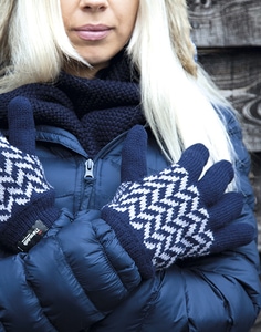 Result R365X - Guantes con patrón Thinsulate Mujer