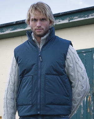 Result R44 - Chaleco con forro polar Camiseta Sin Mangas Hombre