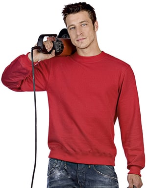 B&C Hero Pro - Sudadera de trabajo Sudadera Cuello Redondo Hombre