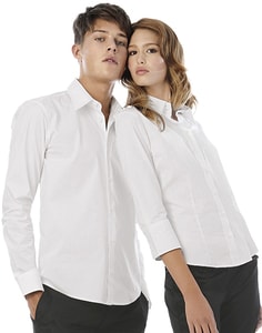 B&C Milano - Poplin Blouse with 3/4 Sleeves - SW520
