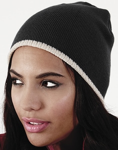 Beechfield B44c - Two-Tone Beanie Knitted Hat