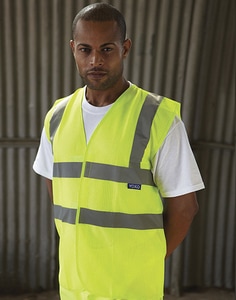 Yoko HVW120 - Chaleco malla Hi-Vis Uniforme de Trabajo