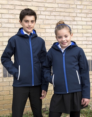 Result R224J/Y - Softshell con capucha Tx niño
