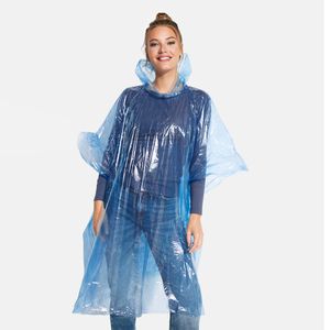 Stamina CB5601 - SHAKA Poncho para lluvia transparente talla única adulto