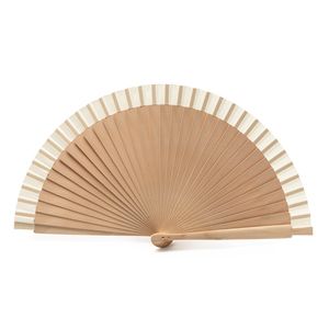 Stamina FN3113 - ZANTE Hand fan with wooden ribs and cotton fabric