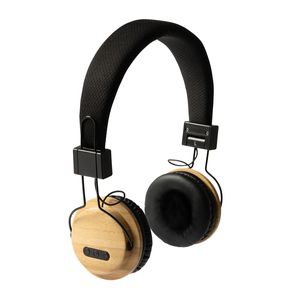 Stamina HP3042 - TANGO Auriculares inalámbricos de bambú y tejido RPET