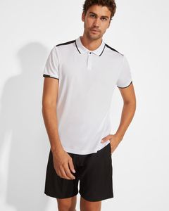 Roly PO0402 - TAMIL Technical short-sleeve polo shirt in antibacterial recycled polyester for men