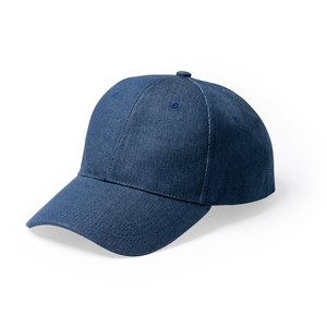 ISBUD Gorra de tejido vaquero reciclado de 6 paneles